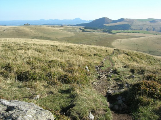 10/09/2015, au sommet du Puy Gros, vue vers le nord