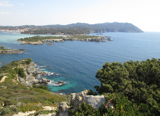 Vue sur le Gaou et le cap Sicié