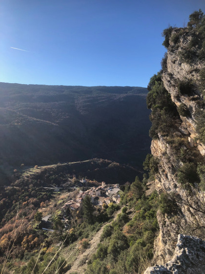 1ère vue sur le village