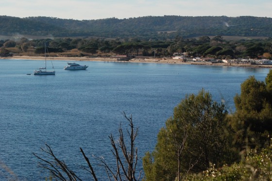 Premières plage de l\'anse de Pampelonne