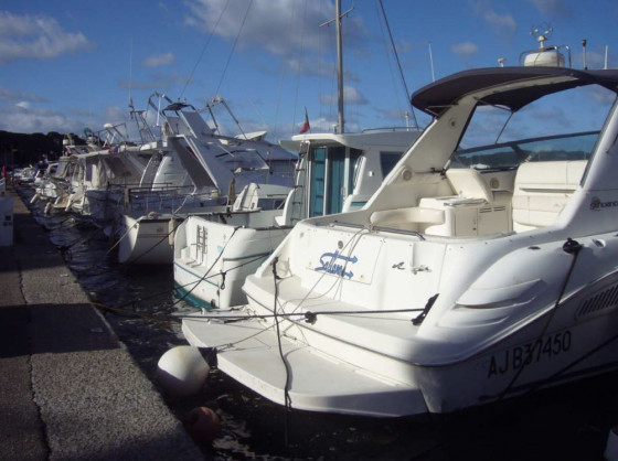Yachts dans le port du Brusc