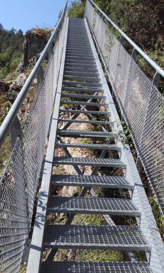 2ème passerelle du Saut du Chien