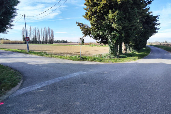 9. Intersection chemin de Vacqueyras / chemin de la Pisciculture
