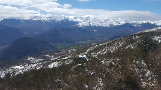 A l\'approche de la crête