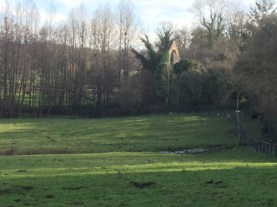 Vestiges de la chapelle du Thuit
