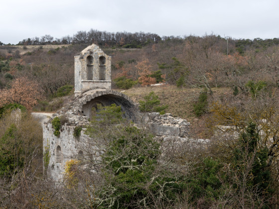 Abbaye d'Aleyrac en Février