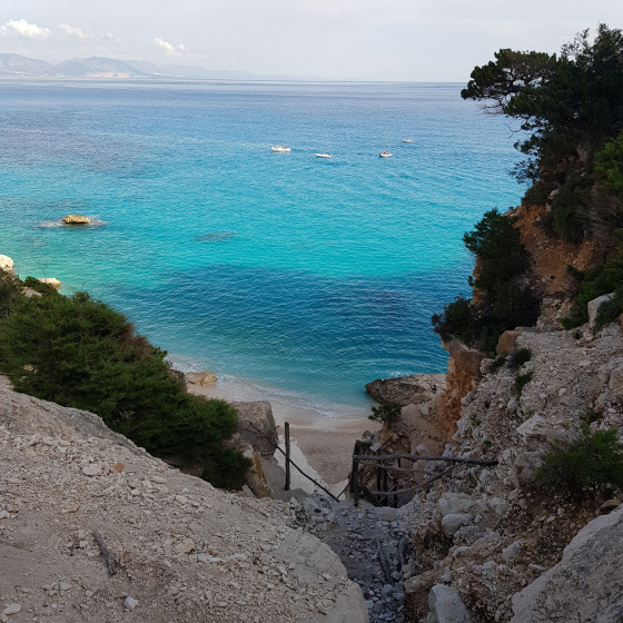 Accès à la plage