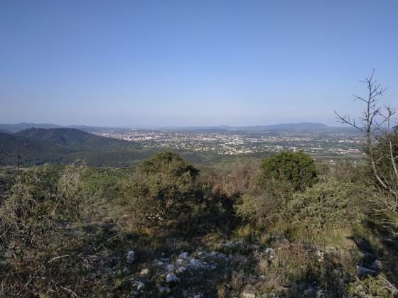 Alès et le Mont Bouquet