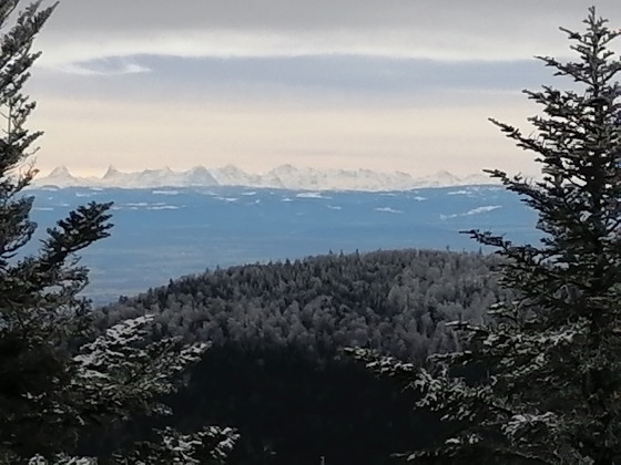 Alpes bernoises en hiver