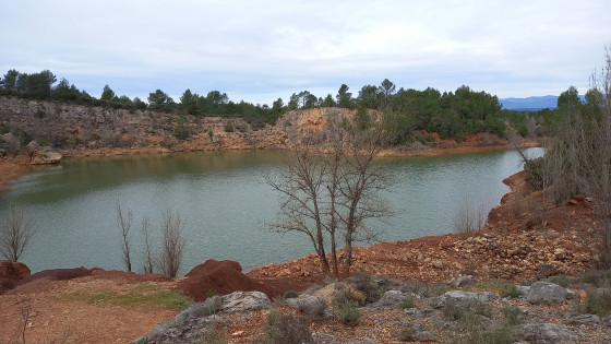 anciennes carrières de bauxite