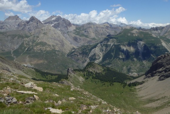 Aperçu sur la vallée de Larche