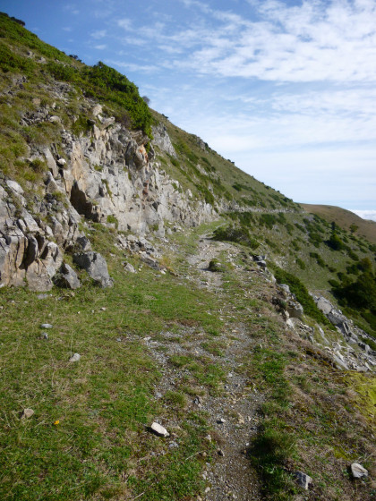Après l\'ancienne carrière de la Porteille