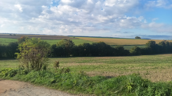 apr&egrave;s la ferme de Moulineaux en remontant vers le nord