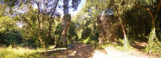 Aqueduc et début du retour