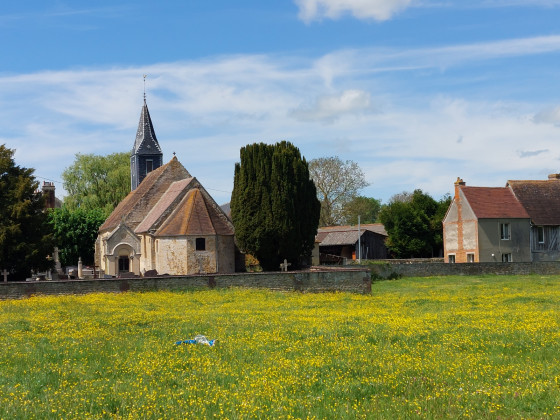 Arri&egrave;re de l'&eacute;glise d'Ecots