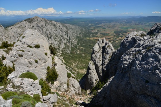 Arrivé vers la partie escalade