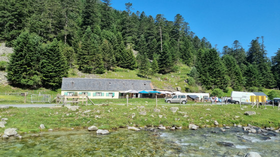 Arrivée à l'hôtellerie de le Fruitière