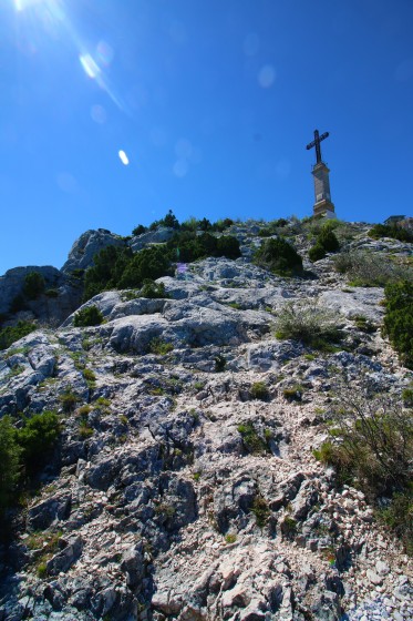 arrivée à la croix