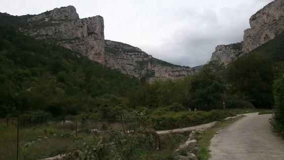 Arriv&eacute;e &agrave; Saint Guilhem