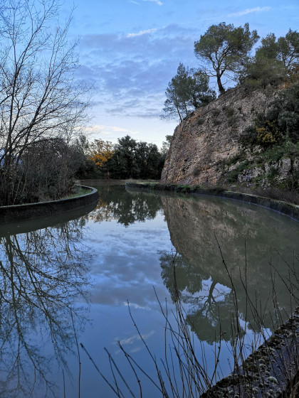 arriv&eacute;e au canal