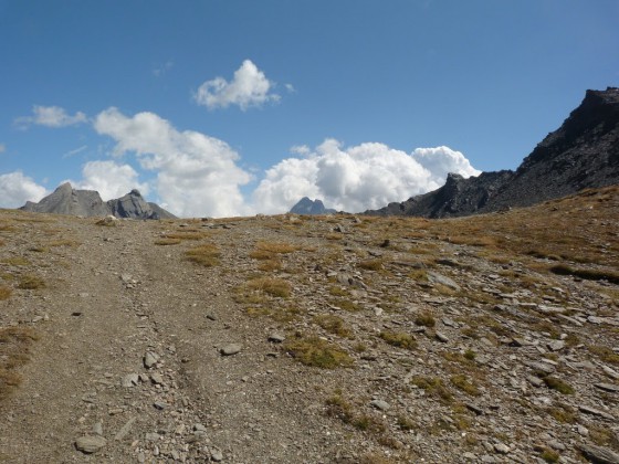Arrivée au col de Chamoussière