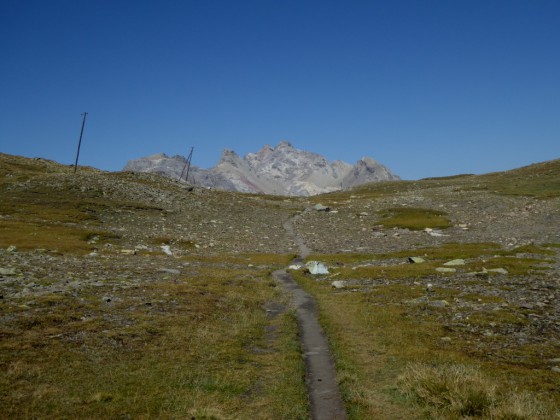 Arrivée au Col du Chardonnet