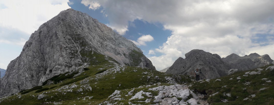 Arrivée au Col Kamnique