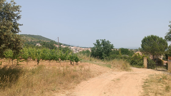 Arrivée au dessus de Corbières