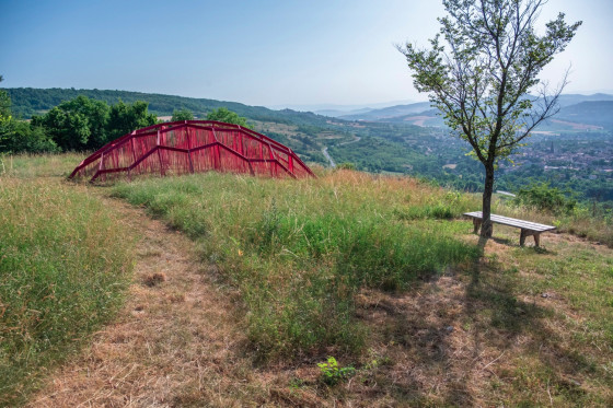 Arrivée au point culminant du site de Montepo