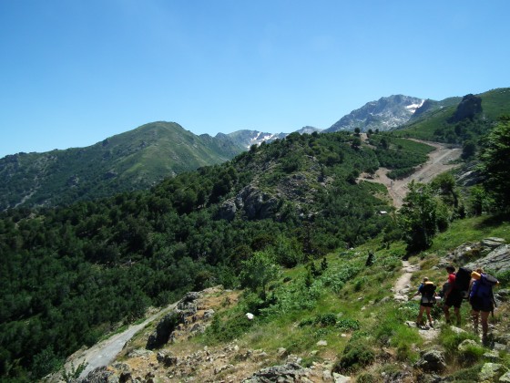 Arrivée au refuge de Campannelle