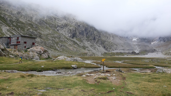 Arrivée au refuge