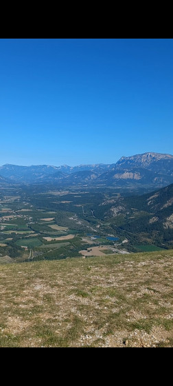 Arrivée au sommet de Clamontard