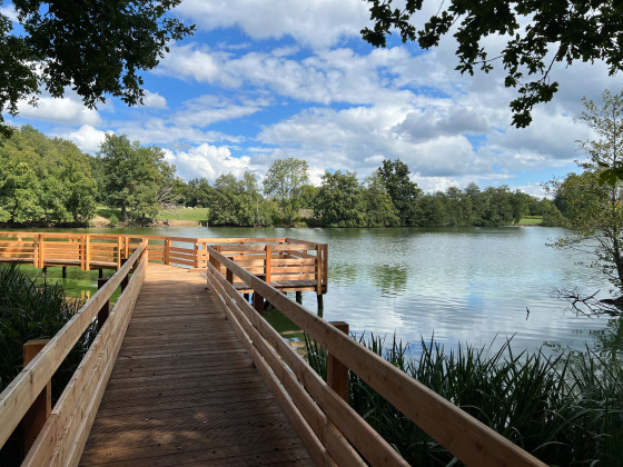 Arrivée de la deuxième passerelle