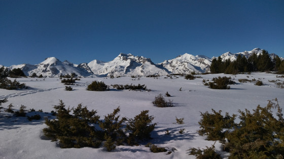 Arrivée sur la Crête des Baumes