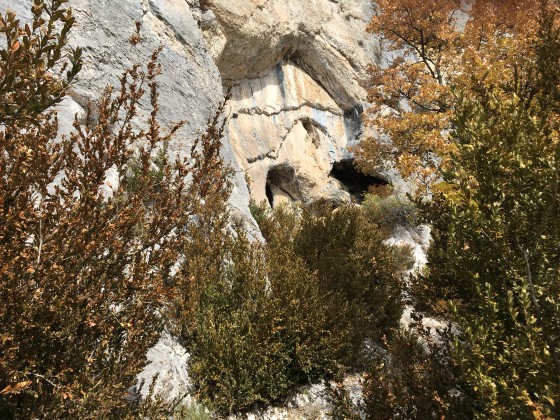 Arrivée sur la paroi