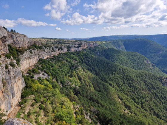 arrivée sur le Causse