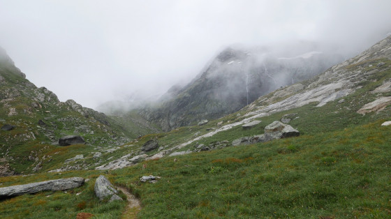Arrivée sur le cirque du Petit Marchet