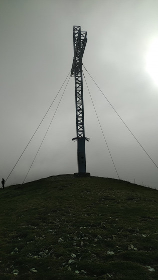 Arrivée sur le col