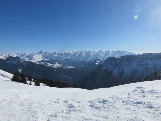 Arriv&eacute;e sur le plateau