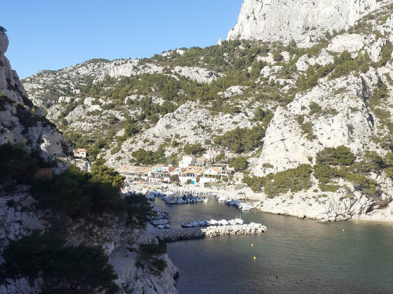 Arrivée sur Morgiou