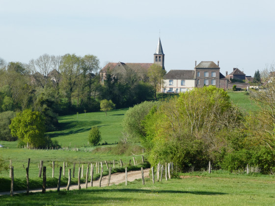 Arriv&eacute;e sur St-Germain la Poterie