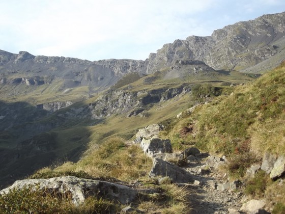 Arrivée vers la bifurcation Campbieil-Hourquettes.
