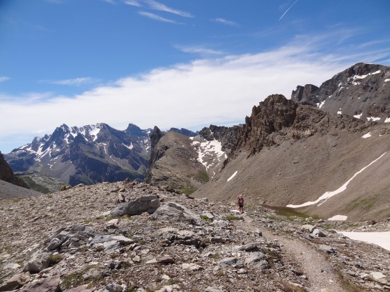 Ascension vers le col