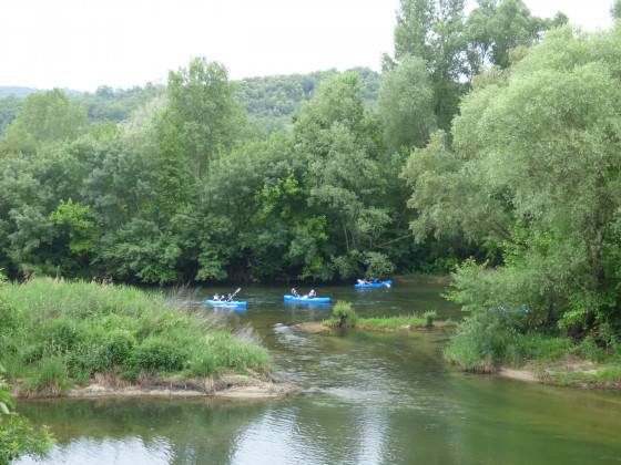Au bord d\'un bras de l\'Ardèche