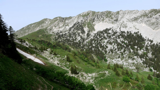 Au col de la Petite Vache