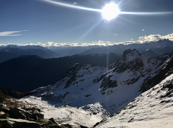 Au Col des Balmettes, vue sur le lac éponyme