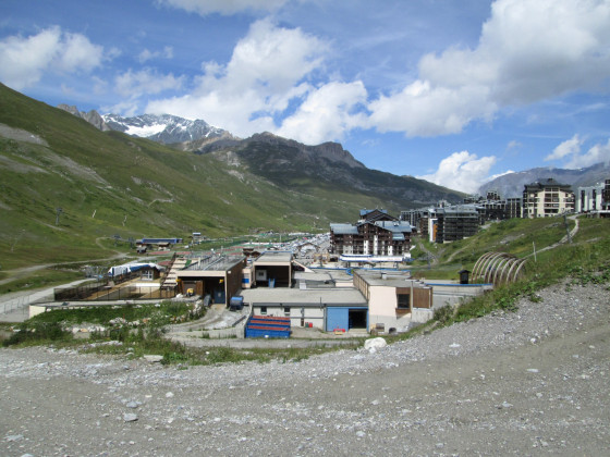 Au-dessus de la gare du funicumaire