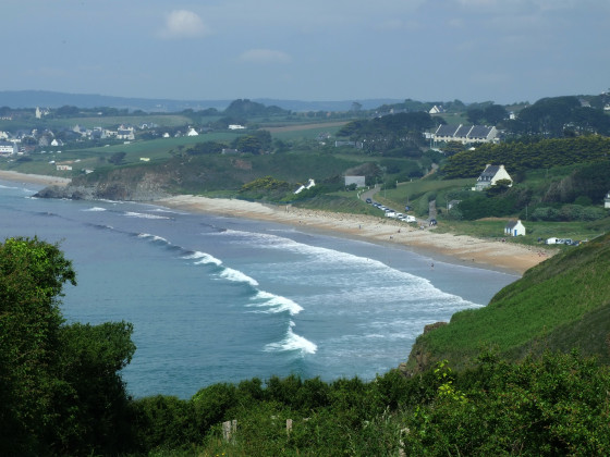 Au-dessus de la Plage de Trezmalaouen
