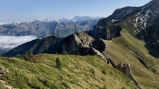 Au-dessus du col de l\'Aup