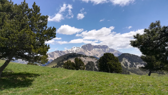 au-dessus du col du Vallon de l\'Aup